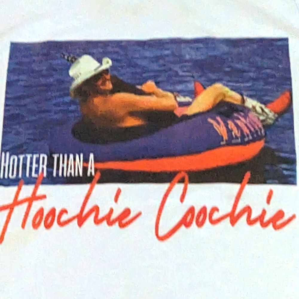 Alan Jackson Chattahoochee Song Hotter than a Hoochie Coochie Tank Medium